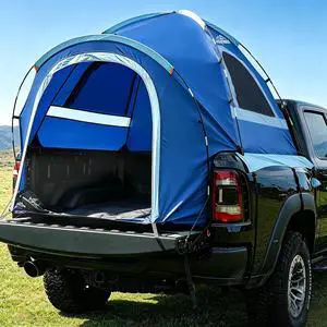 WildFinder Truck Bed Tent, Pickup Truck Tents for Camping 5.5-6.0 Ft Bed | Waterproof PU3000mm Tent for Truck Bed, Heavy Duty Oxford Fabric Sleeping Truck Tent for Car Camping, Overlanding, Blue WildFinder Truck Bed Tent, Pickup Truck Tents for Camping 5.5-6.0 Ft Bed | Waterproof PU3000mm Tent for Truck Bed, Heavy Duty Oxford Fabric Sleeping Truck Tent for Car Camping, Overlanding, Blue