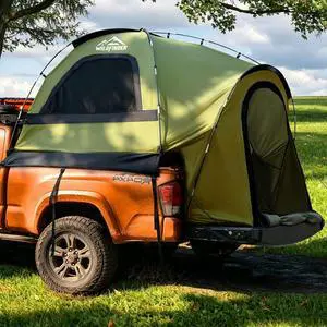 WildFinder Truck Bed Tent, Pickup Truck Tents for Camping 8.0-8.2 FT Bed | Waterproof PU3000mm Tent for Truck Bed, Heavy Duty Oxford Fabric Sleeping Truck Tent for Car Camping, Overlanding, Green WildFinder Truck Bed Tent, Pickup Truck Tents for Camping 8.0-8.2 FT Bed | Waterproof PU3000mm Tent for Truck Bed, Heavy Duty Oxford Fabric Sleeping Truck Tent for Car Camping, Overlanding, Green