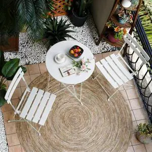 Grand patio 3-Piece Folding Patio Bistro Set Outdoor Porch Balcony, White | Foldable 2 Chairs and 1 Table, Weather-Resistant Outdoor Indoor Conversation Set for Patio, Yard, Garden Grand patio 3-Piece Folding Patio Bistro Set Outdoor Porch Balcony, White | Foldable 2 Chairs and 1 Table, Weather-Resistant Outdoor Indoor Conversation Set for Patio, Yard, Garden