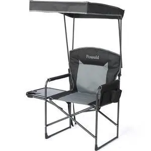Oversized Camping Chairs with Canopy Foldable Directors Chair with Side Table & Pockets Portable Adults Heavy Duty Outdoor Folding Chairs for Lawn, Beach, Picnic, Sports and Fishing, Supports 500lbs Oversized Camping Chairs with Canopy Foldable Directors Chair with Side Table & Pockets Portable Adults Heavy Duty Outdoor Folding Chairs for Lawn, Beach, Picnic, Sports and Fishing, Supports 500lbs