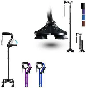KingPavonini Walking Cane for Men Free Standing Cane KingPavonini Walking Cane for Men Free Standing Cane