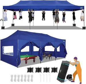 10x30 Heavy Duty Pop up Canopy Tent with Sidewalls Commercial Canopy 10x30 Heavy Duty Pop up Canopy Tent with Sidewalls Commercial Canopy
