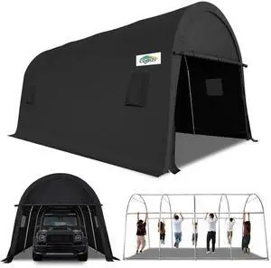 12x20 Carport Heavy Duty Portable Garage Steel Storage Shed 12x20 Carport Heavy Duty Portable Garage Steel Storage Shed