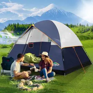 4/6/8/10/12 Person Camping Tent, Family Camping Tent with Rainfly & Screen Room, Spacious Waterproof Outdoor Tent, Easy Setup Lightweight Portable Cabin for Camping, Hiking & Family Travel 4/6/8/10/12 Person Camping Tent, Family Camping Tent with Rainfly & Screen Room, Spacious Waterproof Outdoor Tent, Easy Setup Lightweight Portable Cabin for Camping, Hiking & Family Travel