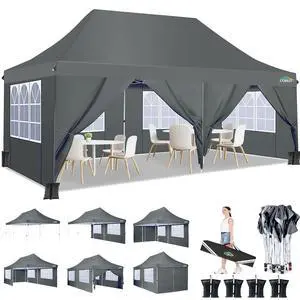 10x20 Pop up Canopy Party Tent,Carry Bag, Portable Instant Gazebo 10x20 Pop up Canopy Party Tent,Carry Bag, Portable Instant Gazebo