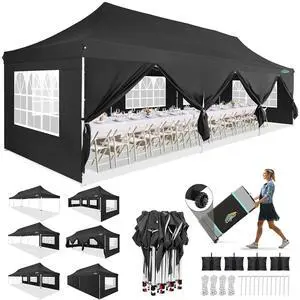 10x30 Pop up Canopy Party Tent,Roller Bag, Portable Instant Gazebo 10x30 Pop up Canopy Party Tent,Roller Bag, Portable Instant Gazebo