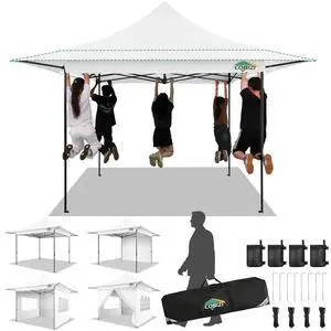 13x13 Heavy Duty Pop-Up Canopy w/4 Walls, Commercial Outdoor Tent 13x13 Heavy Duty Pop-Up Canopy w/4 Walls, Commercial Outdoor Tent