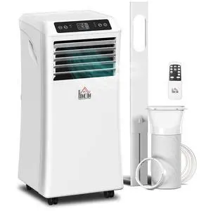 8000 BTU Portable Air Conditioner for Rooms Up to 344 Sq. Ft. White | 4-in-1 AC Unit, Cooling Fan, Dehumidifier, Sleep Mode, Remote Control, 24H Timer, Window Installation Kit 8000 BTU Portable Air Conditioner for Rooms Up to 344 Sq. Ft. White | 4-in-1 AC Unit, Cooling Fan, Dehumidifier, Sleep Mode, Remote Control, 24H Timer, Window Installation Kit