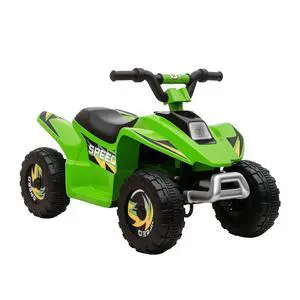6V Kids ATV 4-Wheeler Ride on Car for 18-36 Months Old Toddlers Green | Electric Motorized Quad, Battery Powered Vehicle, Forward/Reverse Switch 6V Kids ATV 4-Wheeler Ride on Car for 18-36 Months Old Toddlers Green | Electric Motorized Quad, Battery Powered Vehicle, Forward/Reverse Switch