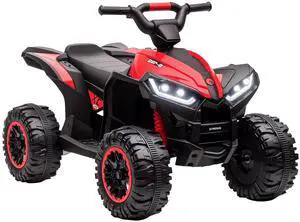 12V Kids ATV Quad Car, 4 Wheeler, Forward & Backward Function, Red | Four Wheeler for Kids, Wear-Resistant Wheels, Music, Up to 3.7 MPH, Electric Ride-on ATV for Toddlers 12V Kids ATV Quad Car, 4 Wheeler, Forward & Backward Function, Red | Four Wheeler for Kids, Wear-Resistant Wheels, Music, Up to 3.7 MPH, Electric Ride-on ATV for Toddlers