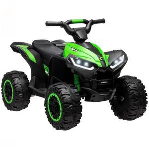 12V Kids ATV Quad Car, 4Wheeler, Forward & Backward Function, Green | Wear-Resistant Wheels, Music, Up to 3.7 MPH, Electric Ride-on ATV, for Toddlers Ages 3+ Years Old 12V Kids ATV Quad Car, 4Wheeler, Forward & Backward Function, Green | Wear-Resistant Wheels, Music, Up to 3.7 MPH, Electric Ride-on ATV, for Toddlers Ages 3+ Years Old
