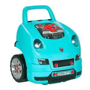 Qaba Truck Engine Toy with Lights, Sounds, Steering Wheel for Kids 3+, Blue | Kids Mechanic Set, Pretend Car Service Station Play, 61-Piece Included, Toy Engine Building Kit Qaba Truck Engine Toy with Lights, Sounds, Steering Wheel for Kids 3+, Blue | Kids Mechanic Set, Pretend Car Service Station Play, 61-Piece Included, Toy Engine Building Kit