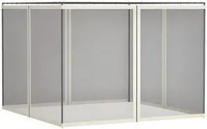 10' x 13' Universal Replacement Mesh Sidewall Netting, White | For Patio Gazebos/Canopy Tents, Zippers, Canopy Mosquito Net, Sidewall ONLY 10' x 13' Universal Replacement Mesh Sidewall Netting, White | For Patio Gazebos/Canopy Tents, Zippers, Canopy Mosquito Net, Sidewall ONLY