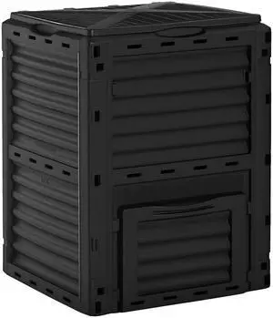 Garden Compost Bin, 80 Gallon Large Capacity Composter, Black | Outdoor Use, Fast Create Fertile Soil, Aerating Box, Easy Assembly Garden Compost Bin, 80 Gallon Large Capacity Composter, Black | Outdoor Use, Fast Create Fertile Soil, Aerating Box, Easy Assembly