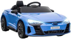 Licensed Audi RS e-tron GT 12V Ride On Car Truck for Kids Blue | Electric Car Ride On Vehicle, w/Parent Remote Control, Music, Lights, for Toddlers Licensed Audi RS e-tron GT 12V Ride On Car Truck for Kids Blue | Electric Car Ride On Vehicle, w/Parent Remote Control, Music, Lights, for Toddlers