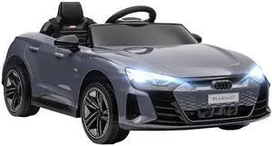 Licensed Audi RS e-tron GT 12V Ride On Car Truck for Kids Gray | Electric Car Ride On Vehicle, w/Parent Remote Control, Music, Lights, for Toddlers Licensed Audi RS e-tron GT 12V Ride On Car Truck for Kids Gray | Electric Car Ride On Vehicle, w/Parent Remote Control, Music, Lights, for Toddlers