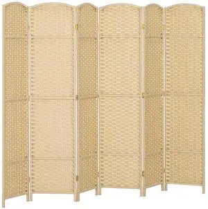 Room Divider 6 Panel Folding Privacy Screen 5.6' Tall Charcoal Gray | Freestanding Partition, Home Office, Bedroom Room Divider 6 Panel Folding Privacy Screen 5.6' Tall Charcoal Gray | Freestanding Partition, Home Office, Bedroom