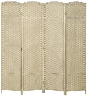 Room Divider 4 Panel Folding Privacy Screen 5.6' Tall Charcoal Gray | Freestanding Partition, Home Office, Bedroom Room Divider 4 Panel Folding Privacy Screen 5.6' Tall Charcoal Gray | Freestanding Partition, Home Office, Bedroom