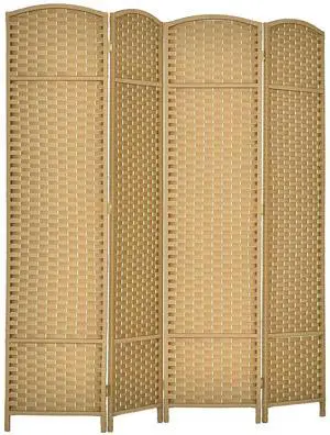 Room Divider 4 Panel Folding Privacy Screen 5.6' Tall Black | Folding PP Wall Partition, Pine Wood Frame, Freestanding Room Separator, Bedroom Home Office, No Assembly Room Divider 4 Panel Folding Privacy Screen 5.6' Tall Black | Folding PP Wall Partition, Pine Wood Frame, Freestanding Room Separator, Bedroom Home Office, No Assembly