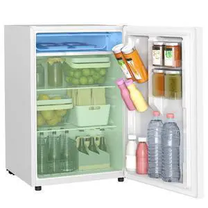 Mini Fridge with Freezer, 4.5 Cu.Ft, Adjustable Thermostat, White | Small Refrigerator, Energy Efficient, Low Noise, Mini Refrigerator for Bedroom, Dorm, Office Mini Fridge with Freezer, 4.5 Cu.Ft, Adjustable Thermostat, White | Small Refrigerator, Energy Efficient, Low Noise, Mini Refrigerator for Bedroom, Dorm, Office