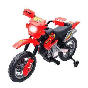 6V Kids Motorcycle Electric Motorcycle Dirt Bike Style Ages 5-8 Red | Street Bike Design, Battery Powered Ride On Toy, Training Wheels, Headlight, Music 6V Kids Motorcycle Electric Motorcycle Dirt Bike Style Ages 5-8 Red | Street Bike Design, Battery Powered Ride On Toy, Training Wheels, Headlight, Music