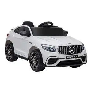 12V Toddler Ride On Car Mercedes Benz AMG GLC63S Coupe 2 Speed White | Remote Control, Electric Car, MP3 Player, Light, Horn, Songs, Suspension 12V Toddler Ride On Car Mercedes Benz AMG GLC63S Coupe 2 Speed White | Remote Control, Electric Car, MP3 Player, Light, Horn, Songs, Suspension