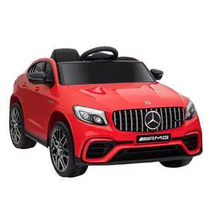 12V Toddler Ride On Car Mercedes Benz AMG GLC63S Coupe 2 Speed Red | Remote Control, Electric Car, MP3 Player, Light, Horn, Songs, Suspension 12V Toddler Ride On Car Mercedes Benz AMG GLC63S Coupe 2 Speed Red | Remote Control, Electric Car, MP3 Player, Light, Horn, Songs, Suspension