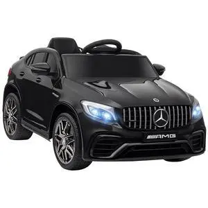 12V Toddler Ride On Car Mercedes Benz AMG GLC63S Coupe 2 Speed Black | Remote Control, Electric Car, MP3 Player, Light, Horn, Songs, Suspension 12V Toddler Ride On Car Mercedes Benz AMG GLC63S Coupe 2 Speed Black | Remote Control, Electric Car, MP3 Player, Light, Horn, Songs, Suspension