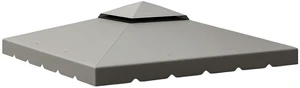 10' x 10' Gazebo Replacement Canopy Double Vented Roof Light Gray | Gazebo Top Cover, for Outsunny 9.7' x 9.7' Frame, Garden Patio Outdoor, TOP ONLY 10' x 10' Gazebo Replacement Canopy Double Vented Roof Light Gray | Gazebo Top Cover, for Outsunny 9.7' x 9.7' Frame, Garden Patio Outdoor, TOP ONLY