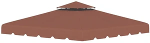 10' x 10' Gazebo Replacement Canopy Double Vented Roof Coffee | Gazebo Top Cover, for Outsunny 9.7' x 9.7' Frame, Garden Patio Outdoor, TOP ONLY 10' x 10' Gazebo Replacement Canopy Double Vented Roof Coffee | Gazebo Top Cover, for Outsunny 9.7' x 9.7' Frame, Garden Patio Outdoor, TOP ONLY
