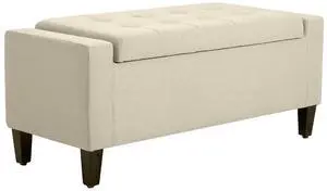 36" Ottoman with Storage, Lift Top Rubberwood Legs 330 lb Beige | Storage Ottoman Bench, Linen Upholstered Entryway Seat, Living Room, Bedroom 36" Ottoman with Storage, Lift Top Rubberwood Legs 330 lb Beige | Storage Ottoman Bench, Linen Upholstered Entryway Seat, Living Room, Bedroom