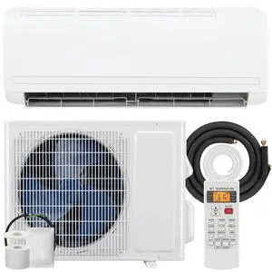 12000 BTU Mini Split AC/Heating System, 22 SEER2, 115V Heat Pump | Inverter, Energy Efficient Ductless Air Conditioner, Cools up to 750 Sq. Ft., Complete Installation Kit 12000 BTU Mini Split AC/Heating System, 22 SEER2, 115V Heat Pump | Inverter, Energy Efficient Ductless Air Conditioner, Cools up to 750 Sq. Ft., Complete Installation Kit