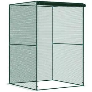 6' x 4' x 6' Crop Cage, Plant Protection Tent, Dark Green | Zippered Doors, for Vegetable Garden Backyard Outdoor Use 6' x 4' x 6' Crop Cage, Plant Protection Tent, Dark Green | Zippered Doors, for Vegetable Garden Backyard Outdoor Use