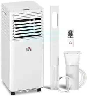 10000 BTU Mobile Portable Air Conditioner for 441 Sq.Ft. White | 4-in-1 AC Unit, Cooling, Dehumidifier, Fan, Sleep Mode, Remote, 24H Timer, LED Display, Window Kit 10000 BTU Mobile Portable Air Conditioner for 441 Sq.Ft. White | 4-in-1 AC Unit, Cooling, Dehumidifier, Fan, Sleep Mode, Remote, 24H Timer, LED Display, Window Kit