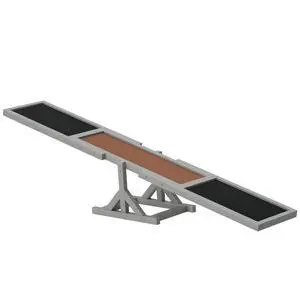 PawHut Wooden Dog Agility Seesaw for Exercise 71" L x 12" W x 12" H Gray | Balance Training, Platform Equipment Run Game Toy, Weather Resistant Pet Supplies, Outdoor Backyard PawHut Wooden Dog Agility Seesaw for Exercise 71" L x 12" W x 12" H Gray | Balance Training, Platform Equipment Run Game Toy, Weather Resistant Pet Supplies, Outdoor Backyard