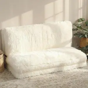 Bean Bag Chair Floor Sofa Bed for Adults 54 x102 in Cream White | Thick Long Folding Sofa Bed, Wall Couch Sleeper Chair Floor Mattress, Living Room Bean Bag Chair Floor Sofa Bed for Adults 54 x102 in Cream White | Thick Long Folding Sofa Bed, Wall Couch Sleeper Chair Floor Mattress, Living Room
