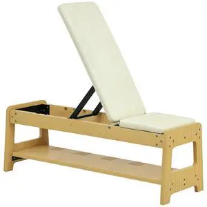 Adjustable Weight Bench with Dumbbell Rack Wooden Gym | Flat or Incline Design, Home Gym Weight Lifting Training Adjustable Weight Bench with Dumbbell Rack Wooden Gym | Flat or Incline Design, Home Gym Weight Lifting Training