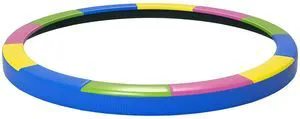 12FT / 14FT Trampoline Spring Cover No Holes for Pole | for 5.5" Springs, 8 Rows of Stitching, Spring Pull Tool, Frame not Included 12FT / 14FT Trampoline Spring Cover No Holes for Pole | for 5.5" Springs, 8 Rows of Stitching, Spring Pull Tool, Frame not Included