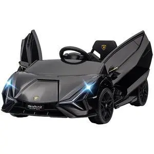 12V Ride on Car Lamborghini SIAN Licensed Battery Powered Black | Electric Car for Kids, Remote Control, Horn, Music, Headlights 12V Ride on Car Lamborghini SIAN Licensed Battery Powered Black | Electric Car for Kids, Remote Control, Horn, Music, Headlights