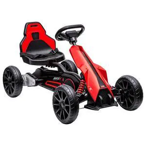 12V Electric Go Kart for Kids with Adjustable Seat, 3-8 Years, Red | Outdoor Ride On Toy Battery Powered with EVA Tires, 2 Speeds, Safety Belt, Forward & Backward Drive 12V Electric Go Kart for Kids with Adjustable Seat, 3-8 Years, Red | Outdoor Ride On Toy Battery Powered with EVA Tires, 2 Speeds, Safety Belt, Forward & Backward Drive