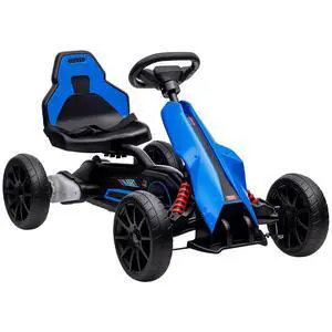12V Electric Go Kart for Kids with Adjustable Seat, 3-8 Years, Blue | Outdoor Ride On Toy Battery Powered with EVA Tires, 2 Speeds, Safety Belt, Forward & Backward Drive 12V Electric Go Kart for Kids with Adjustable Seat, 3-8 Years, Blue | Outdoor Ride On Toy Battery Powered with EVA Tires, 2 Speeds, Safety Belt, Forward & Backward Drive