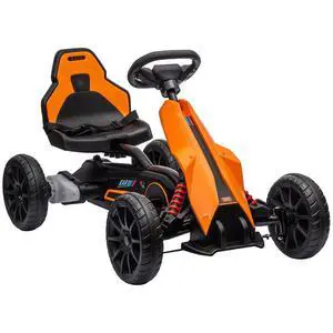 12V Electric Go Kart for Kids with Adjustable Seat, 3-8 Years, Orange | Outdoor Ride On Toy Battery Powered with EVA Tires, 2 Speeds, Safety Belt, Forward & Backward Drive 12V Electric Go Kart for Kids with Adjustable Seat, 3-8 Years, Orange | Outdoor Ride On Toy Battery Powered with EVA Tires, 2 Speeds, Safety Belt, Forward & Backward Drive