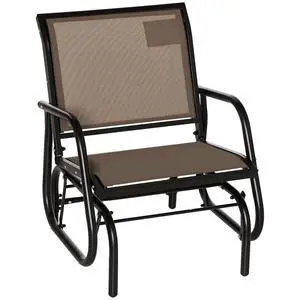 Porch Glider Steel Frame Brown Porch Glider Steel Frame Brown