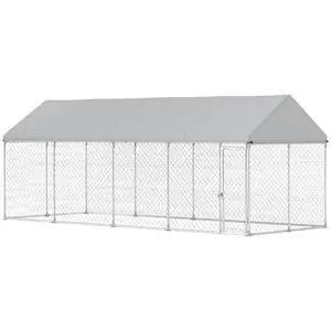 PawHut Outdoor Dog Kennel for Large Breed 20' x 7.5' x 8' w/Secure Lock PawHut Outdoor Dog Kennel for Large Breed 20' x 7.5' x 8' w/Secure Lock