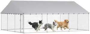 PawHut Outdoor Dog Kennel, 20' x 15' x 8', Waterproof Roof for Large Dogs PawHut Outdoor Dog Kennel, 20' x 15' x 8', Waterproof Roof for Large Dogs