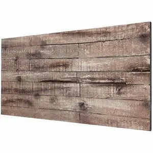 3D Faux Wood Wall Panels Water-Resistant 4' x 2' Gray Wood Grain 3D Faux Wood Wall Panels Water-Resistant 4' x 2' Gray Wood Grain