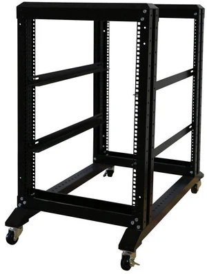 15U 4 Post Open Frame 19inch Server/Audio Steel Rack 31inch Deep 15U 4 Post Open Frame 19inch Server/Audio Steel Rack 31inch Deep