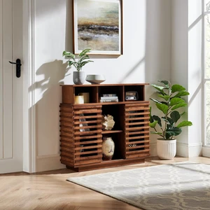 Buffet Cabinet with Sliding Doors & Adjustable Shelf Buffet Cabinet with Sliding Doors & Adjustable Shelf