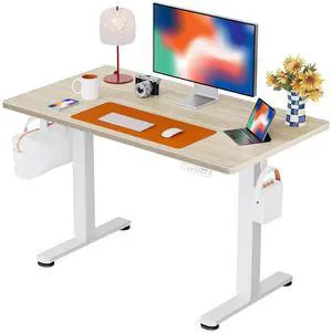 ErGear Height Adjustable Electric Standing Desk, 40 x 24 Inches Sit Stand up Desk, Memory Computer Home Office Desk, Natural ErGear Height Adjustable Electric Standing Desk, 40 x 24 Inches Sit Stand up Desk, Memory Computer Home Office Desk, Natural