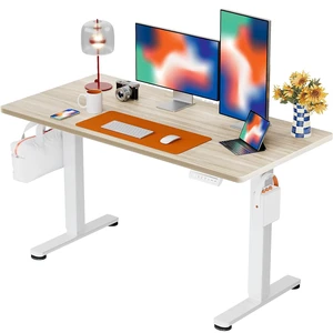 ErGear 48 X 24 Inch Height Adjustable Electric Standing Desk, Natural ErGear 48 X 24 Inch Height Adjustable Electric Standing Desk, Natural